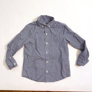 Vineyard Vines Boys Performance Gingham Button Front Shirt, Size 6